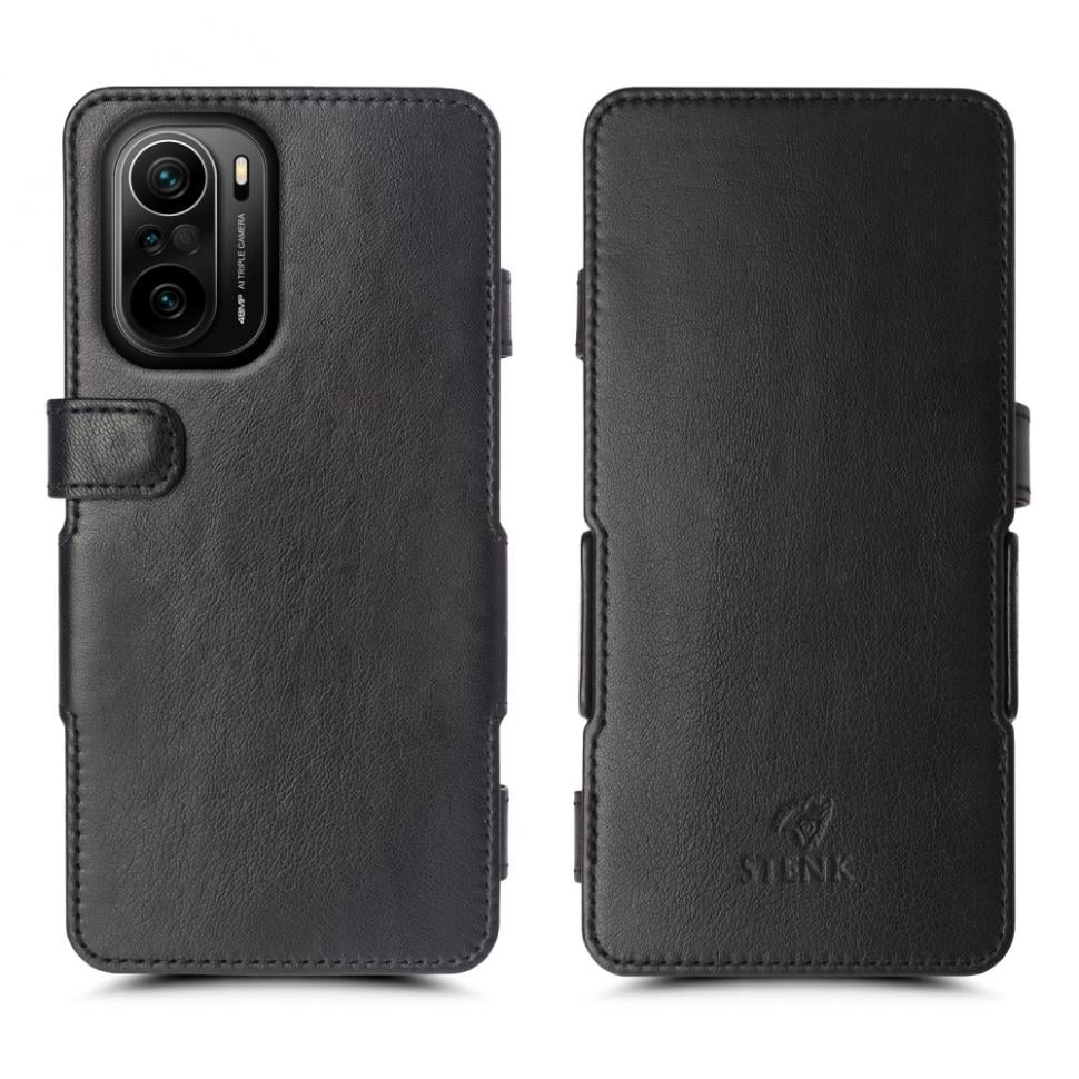 Чехол книжка Stenk Prime для Xiaomi Poco F3 Черный (69027)