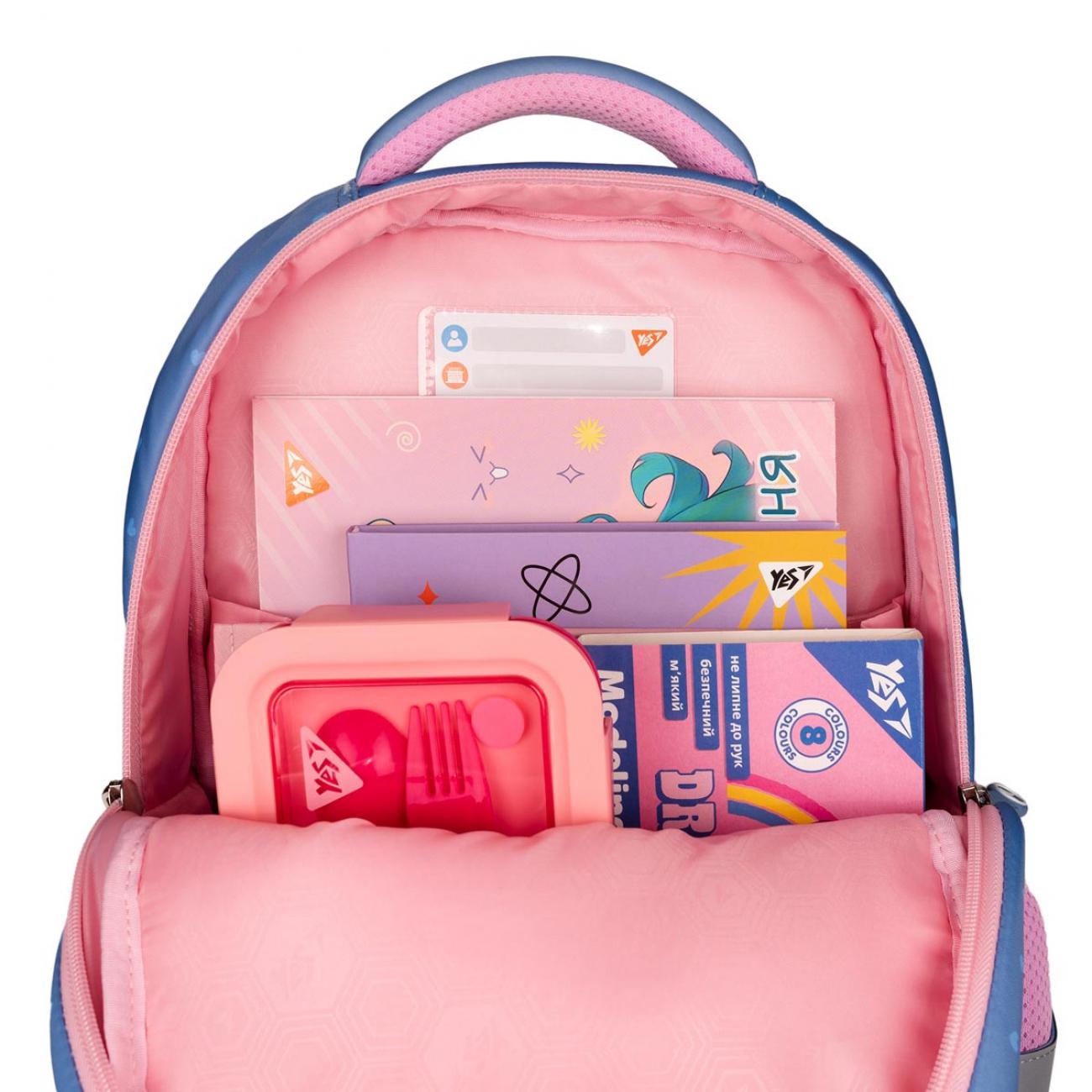 Рюкзак школьный с ортопедической спинкой для младших классов YES S-52 Ergo Meow-Meow (000995081) - фото 8 Рюкзак школьный с ортопедической спинкой для младших классов YES S-52 Ergo Meow-Meow (000995081) - фото 8