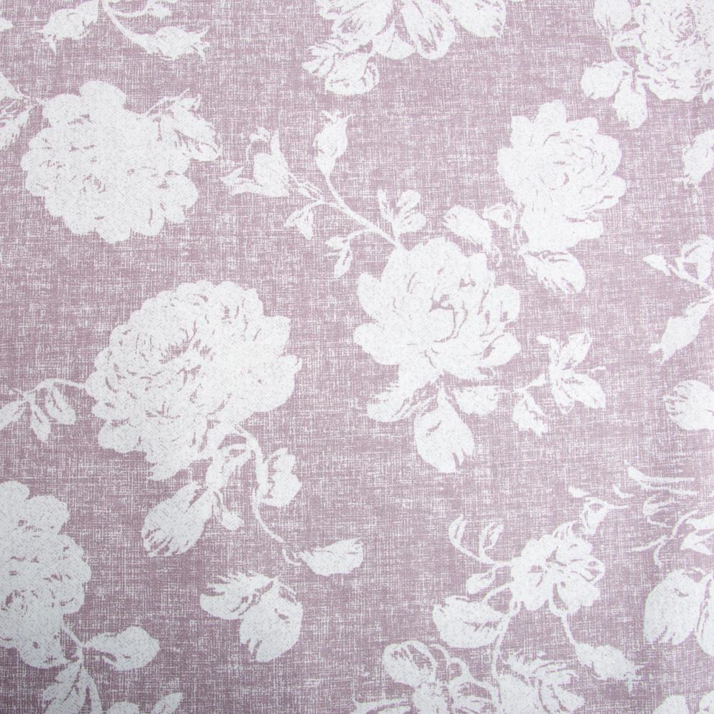 Ткань бязь ранфорс для постельного белья Розы 130 гр/м2 240 см Лиловый (3,28997/16)