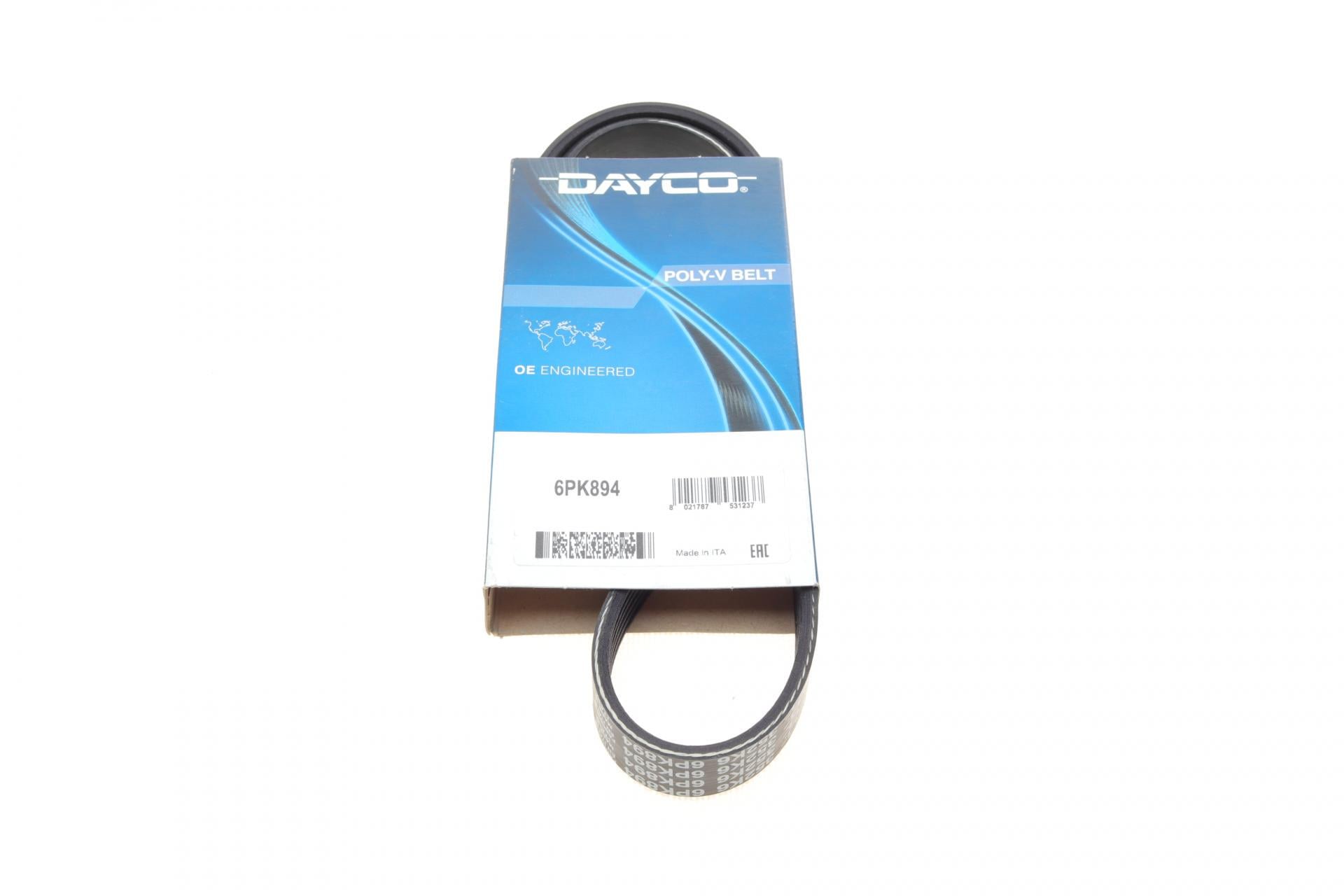 Ремень генератора DAYCO Fiat Scudo 1.6/Renault Kangoo 1.9D 97- (6PK894)
