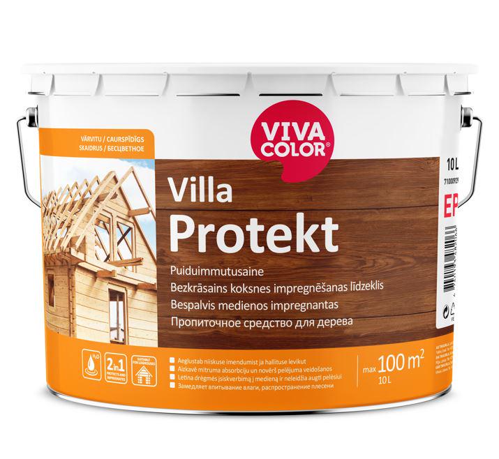 Пропитка для дерева Vivacolor Villa Protekt глянцевая для наружных работ 10 л (2149505391)