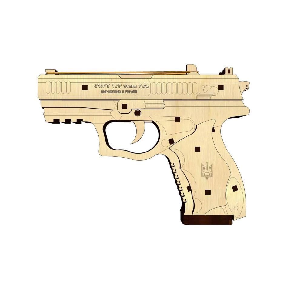 Конструктор деревянный PAZLY Форт-17 3D пазлы 81 дет. (100-98-UPZ-003)