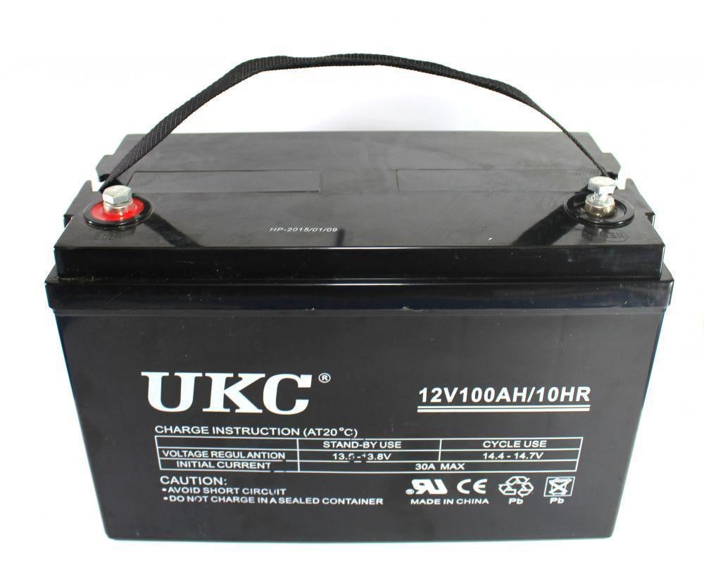 Аккумулятор гелевый UKC 100 Ah 12 V (2341241)