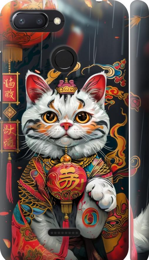 Чехол на Xiaomi Redmi 6 China Cat v2 (6135m-1521-42517) Чехол на Xiaomi Redmi 6 China Cat v2 (6135m-1521-42517)