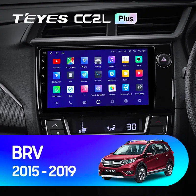 Автомагнітола штатна Teyes CC2L Plus для Honda BRV 2015-2019 Android 2/32 Гб (1798160511) - фото 3