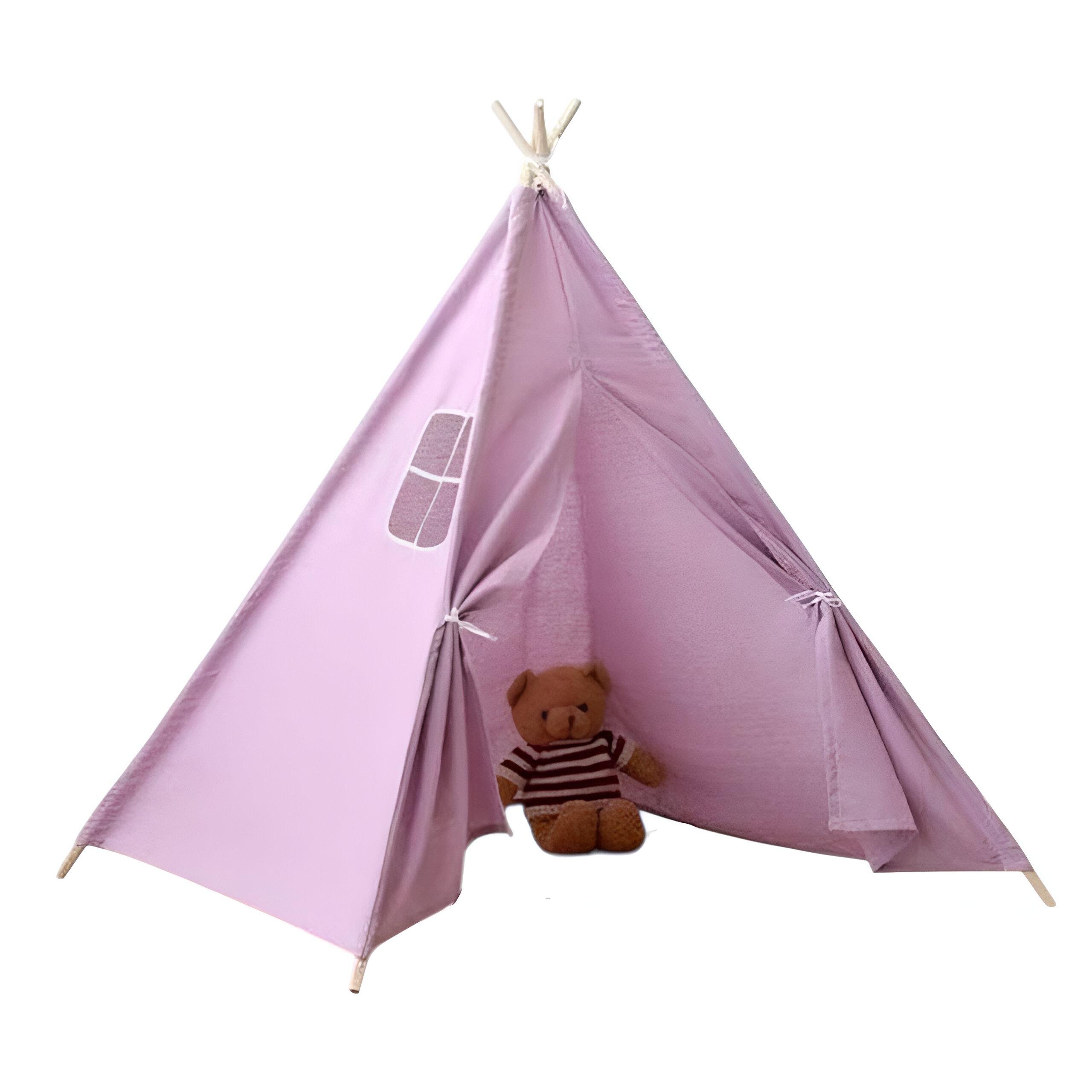 Детская палатка-вигвам K 2110 115 см Сиреневый - фото 1 Детская палатка-вигвам K 2110 115 см Сиреневый - фото 1