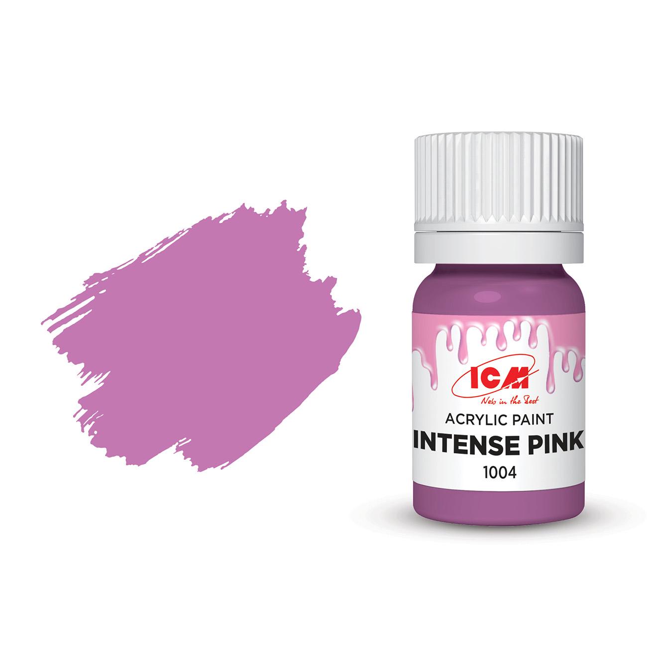 Акриловая краска ICM Интенсивный розовый (1004)