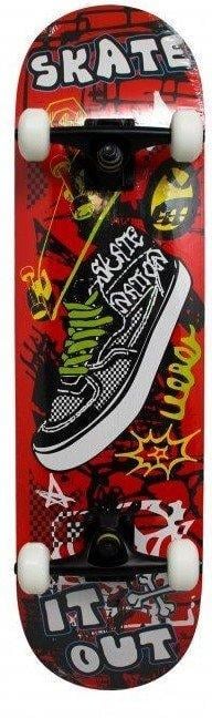 Скейтборд El Primo натуральное дерево Canada трюковой для подростка Pinesky для трюков с росписью Конверсы
