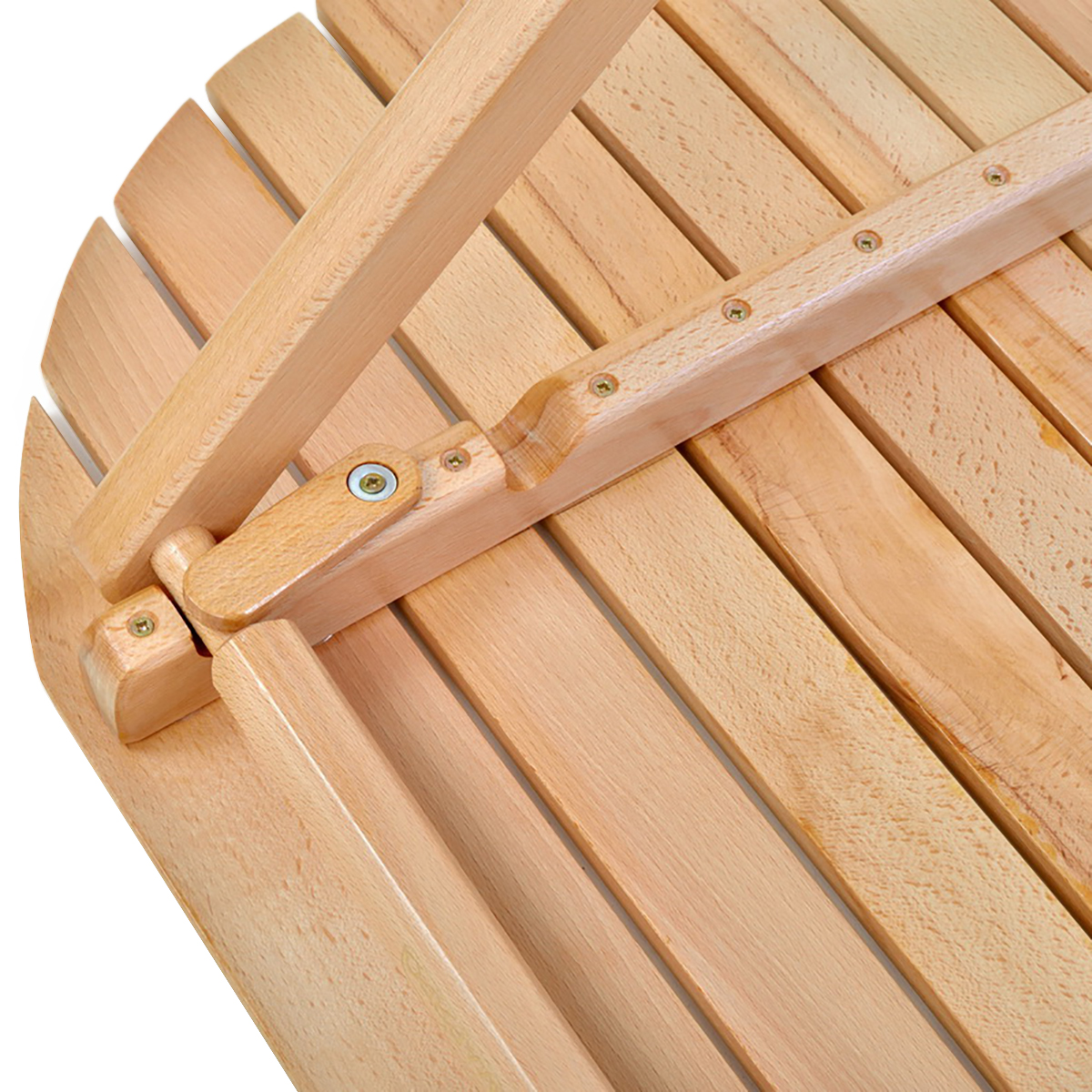 Стіл садовий Компакт Овал з масиву бука розкладний (CNT00013684) - фото 5 Стіл садовий Компакт Овал з масиву бука розкладний (CNT00013684) - фото 5