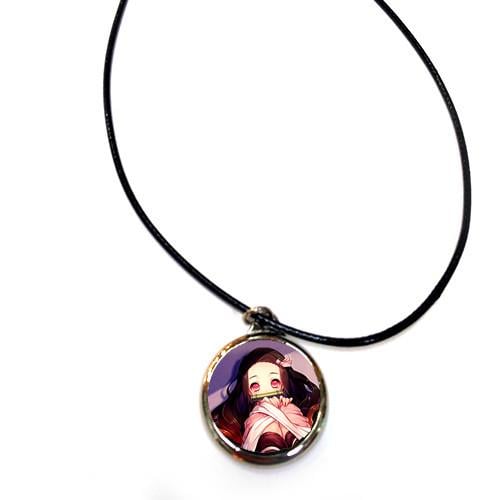 Кулон подвеска на шею Незуко Камадо аниме Клинок рассекающий демонов (ku_025)