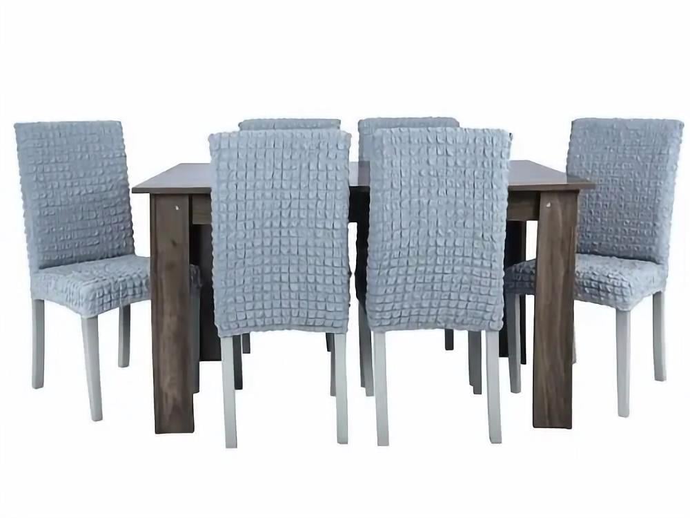 Комплект чехлов на стуле без оборки 6 шт.