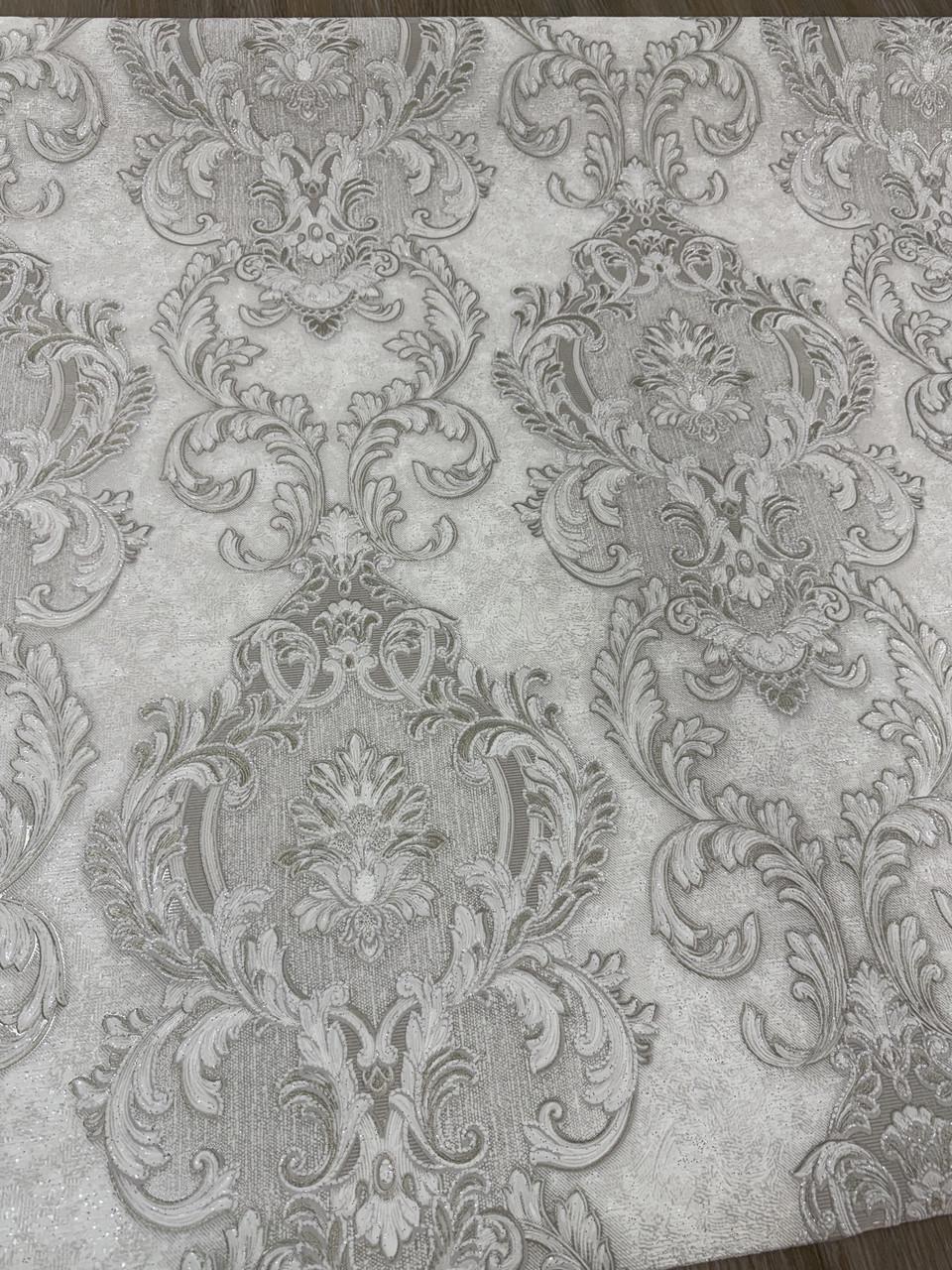 Обои виниловые на флизелиновой основе Славянские обои 3761-03 10 м Серый (2481470676)