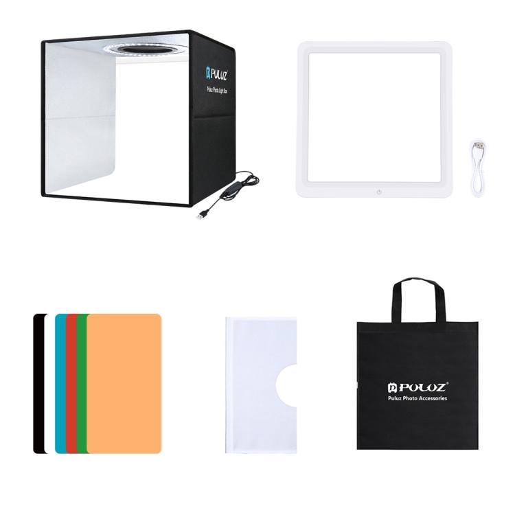 Лайтбокс з LED-панеллю і кільцевої лампою Puluz PKT3200 30 см (2063273296) - фото 5 Лайтбокс з LED-панеллю і кільцевої лампою Puluz PKT3200 30 см (2063273296) - фото 5