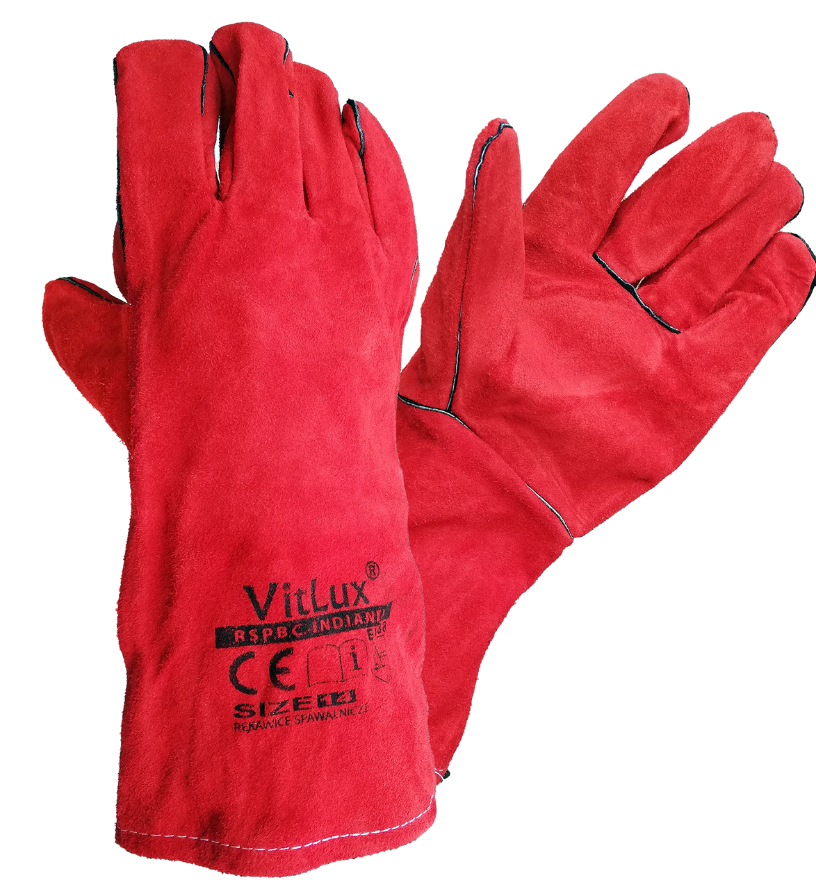 Рукавиці робочі VitLux краги зварювальні довгі 12 шт. (3066) Рукавиці робочі VitLux краги зварювальні довгі 12 шт. (3066)