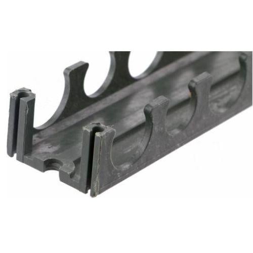 Планка монтажна Santan для кріплення труб теплої підлоги 50 см 16/20 мм крок 5 см Чорний - фото 4