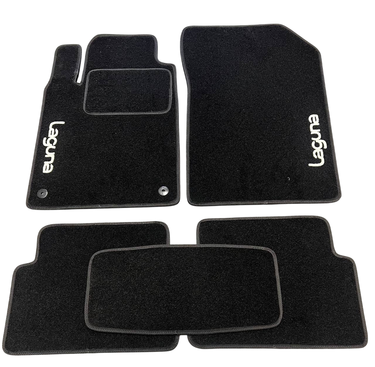 Килимки в салон ворсові для Renault Laguna 2007- ІІІ BLCCR1518 5 шт. Чорний (27327103)