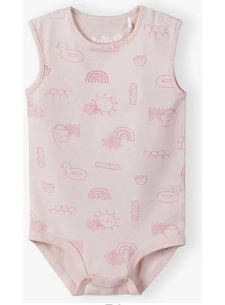 Боди 5.10.15 Kids 6T4232 принт 68 см Розовый