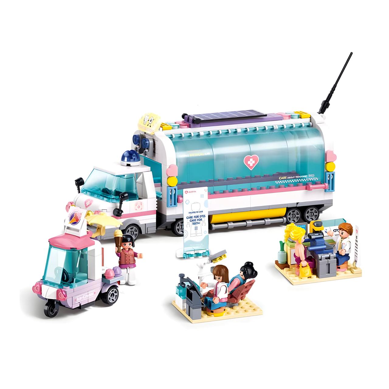Конструктор Sluban Больница колесах 477 деталей (M38-B1215) - фото 1 Конструктор Sluban Больница колесах 477 деталей (M38-B1215) - фото 1