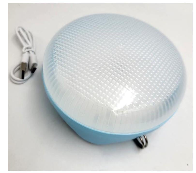 Лампа для кемпинга Cclamp CL023-80 LED 80W с солнечной панелью и крючком/3 режима (30151410ВER)