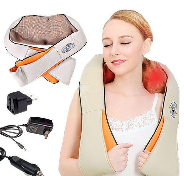 Массажер роликовый Massager of neck kneading для шеи и спины - фото 2