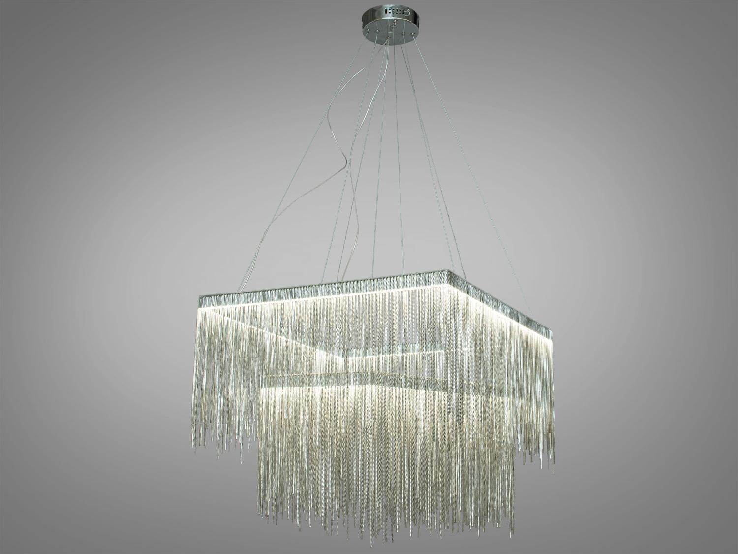 Люстра LED подвесная Diasha 65W Хром