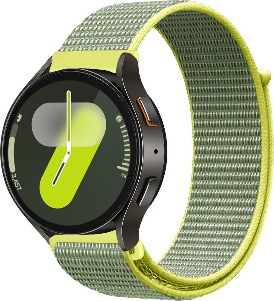 Ремешок нейлоновый Sport Loop для Galaxy Watch 7 Gray/Yellow (37477-63) Ремешок нейлоновый Sport Loop для Galaxy Watch 7 Gray/Yellow (37477-63)