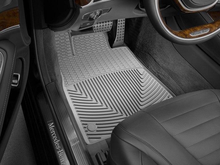 Коврики автомобильные передние резиновые WeatherTech W351GR Mercedes-Maybach/S-Class 2014 Серый (1185135869)