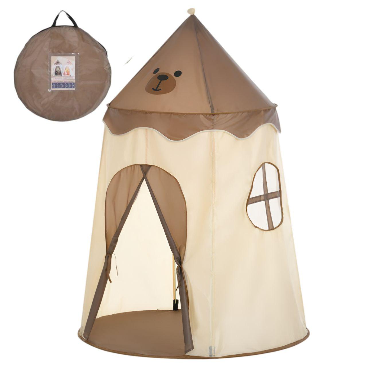 Детская палатка игровая MR 1309 с удобным входом на завязках/окошком/сумкой для хранения (25506840)