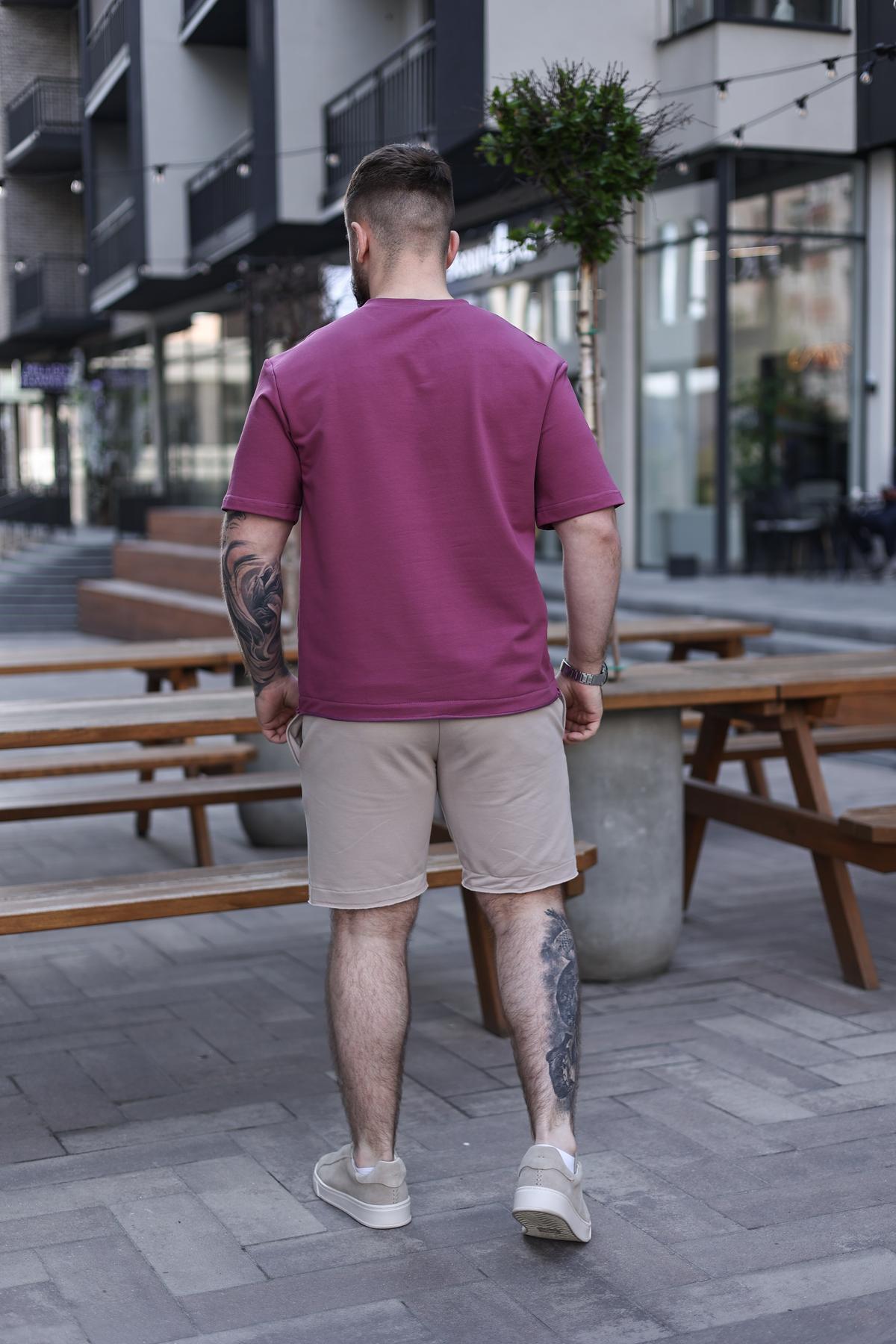 Комплект мужской летний BREEZE оверсайз L Розово-бежевый (1576420348/5/3) - фото 5 Комплект мужской летний BREEZE оверсайз L Розово-бежевый (1576420348/5/3) - фото 5