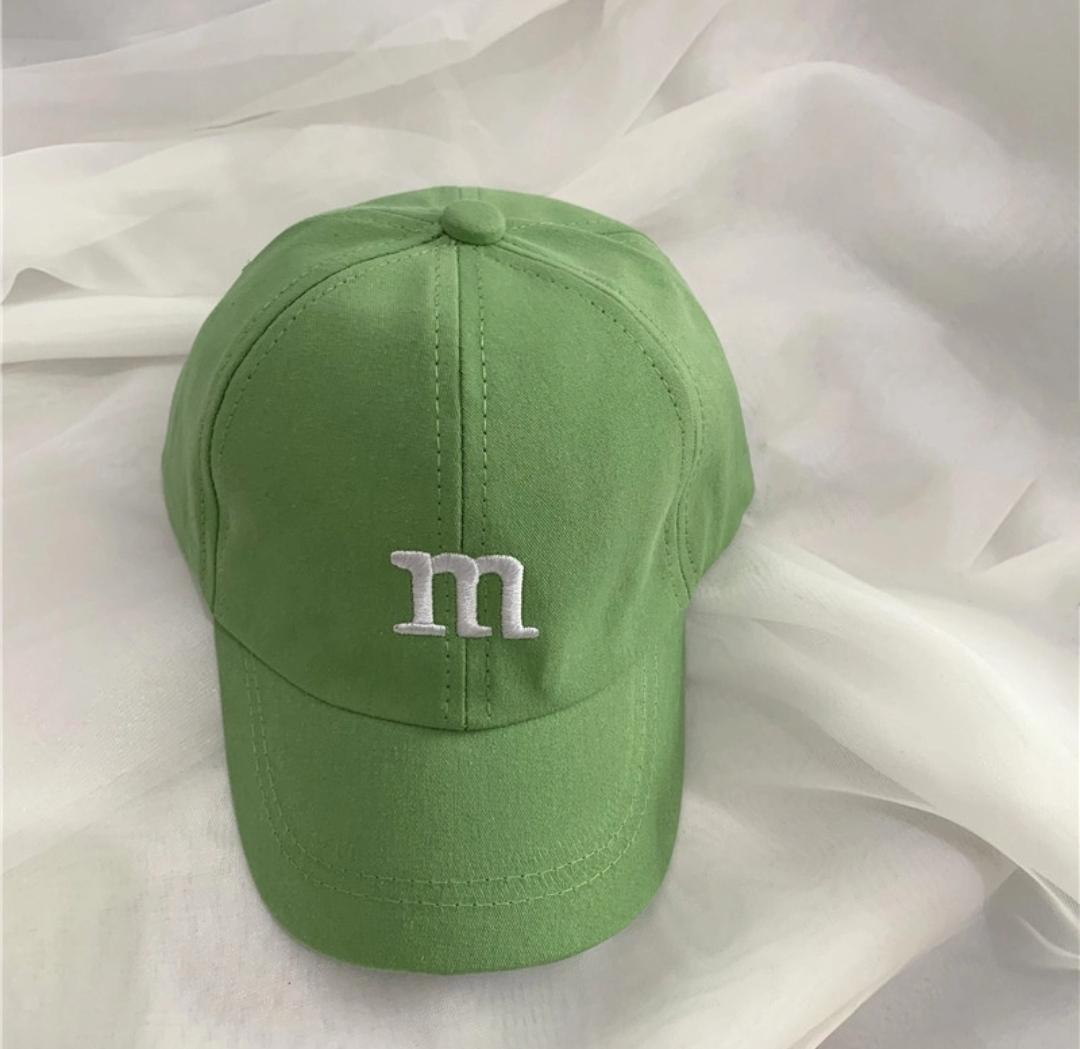 Кепка детская бейсболка M&M'S с гнутым козырьком унисекс Зеленый