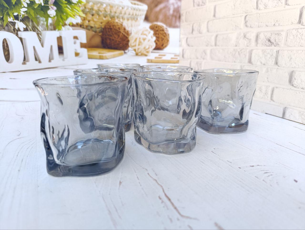 Набор стаканов для виски S&T 768-18-3 стеклянных 6 шт. 260 мл Топаз (768-18-3) - фото 2 Набор стаканов для виски S&T 768-18-3 стеклянных 6 шт. 260 мл Топаз (768-18-3) - фото 2