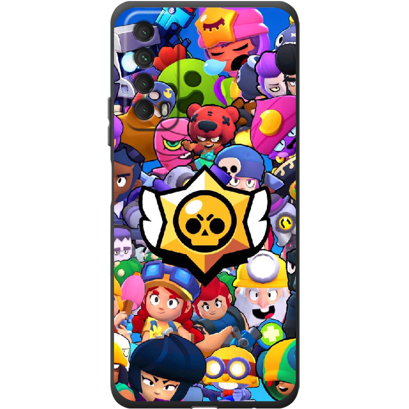 Чохол Boxface Huawei P Smart 2021 Brawl Stars Чорний силікон (41133-up2389-41604)