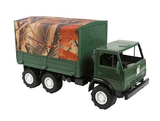 Игрушечный грузовик Orion 884 Военный с тентом 45 см (45924)