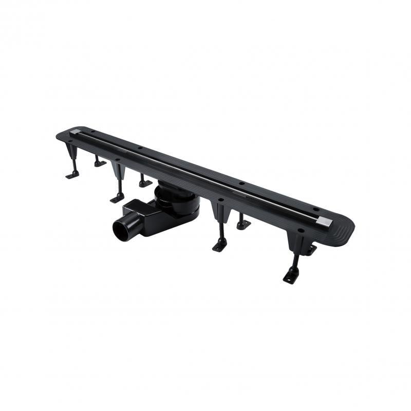 Трап Q-tap Aries CRM70650304 щелевой с гидрозатвором и нержавеющей планкой (13730)