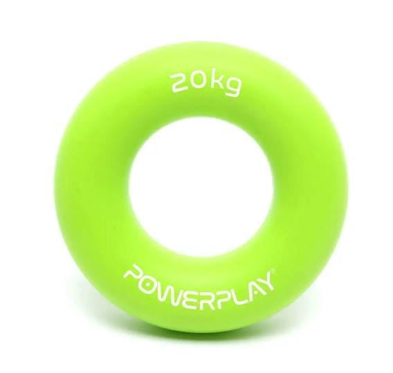 Эспандер кистевой силиконовый PowerPlay PP-4324 Hand Grip Ring Medium 20 кг Зеленый (PP_4324_20kg) Эспандер кистевой силиконовый PowerPlay PP-4324 Hand Grip Ring Medium 20 кг Зеленый (PP_4324_20kg)
