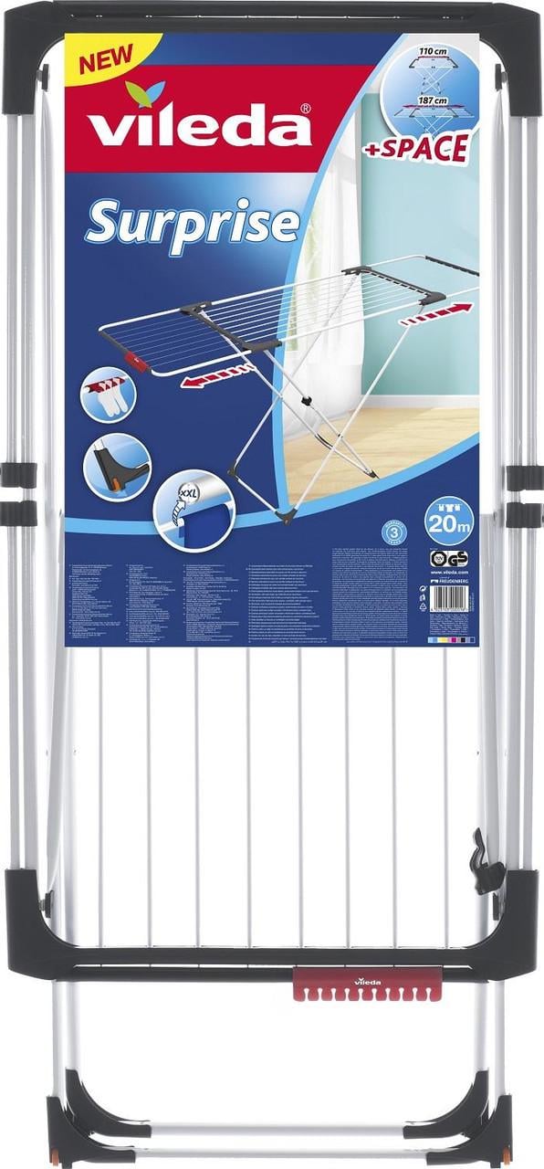 Сушарка для білизни підлогова Vileda Surprise 157235 (187941)