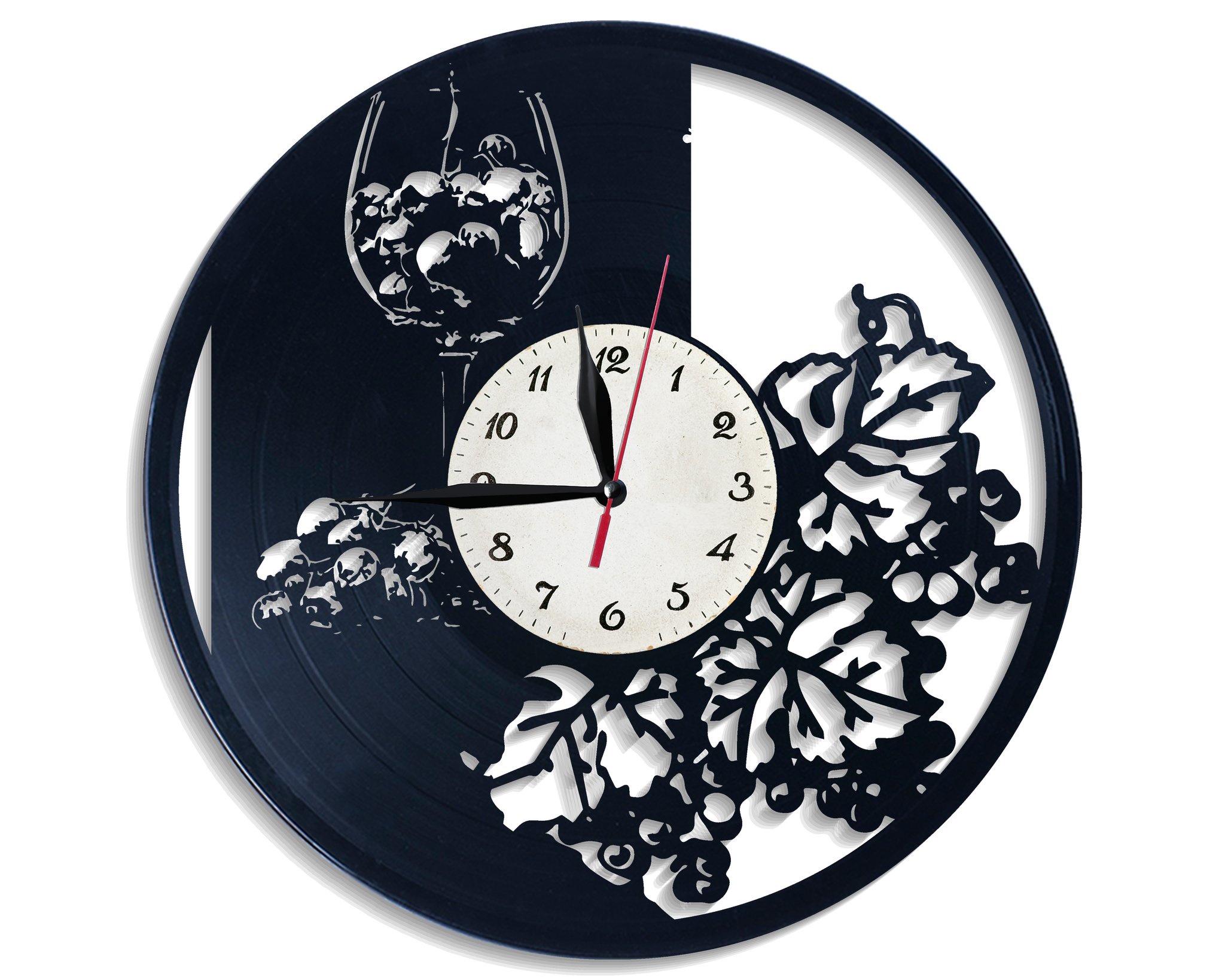 Часы настенные Вино 2899 из виниловой пластинки