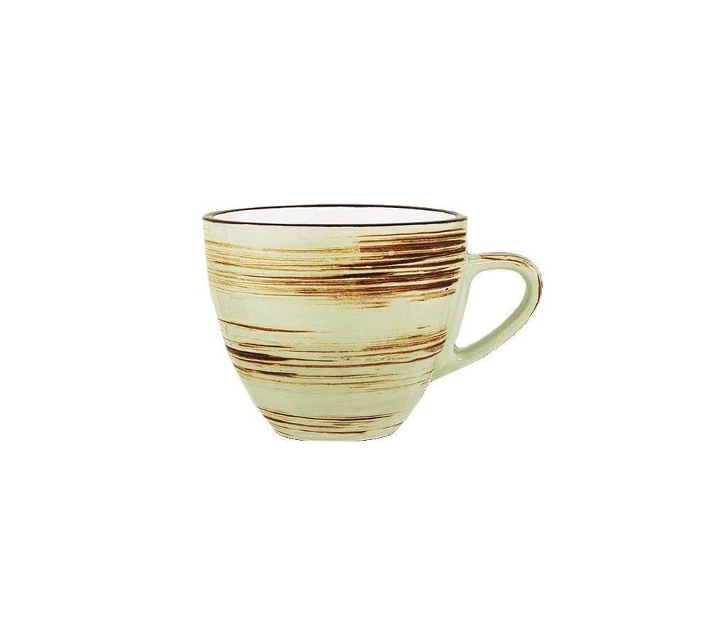 Чашка чайная Wilmax Spiral 300 мл Pistachio (00d41ee0)