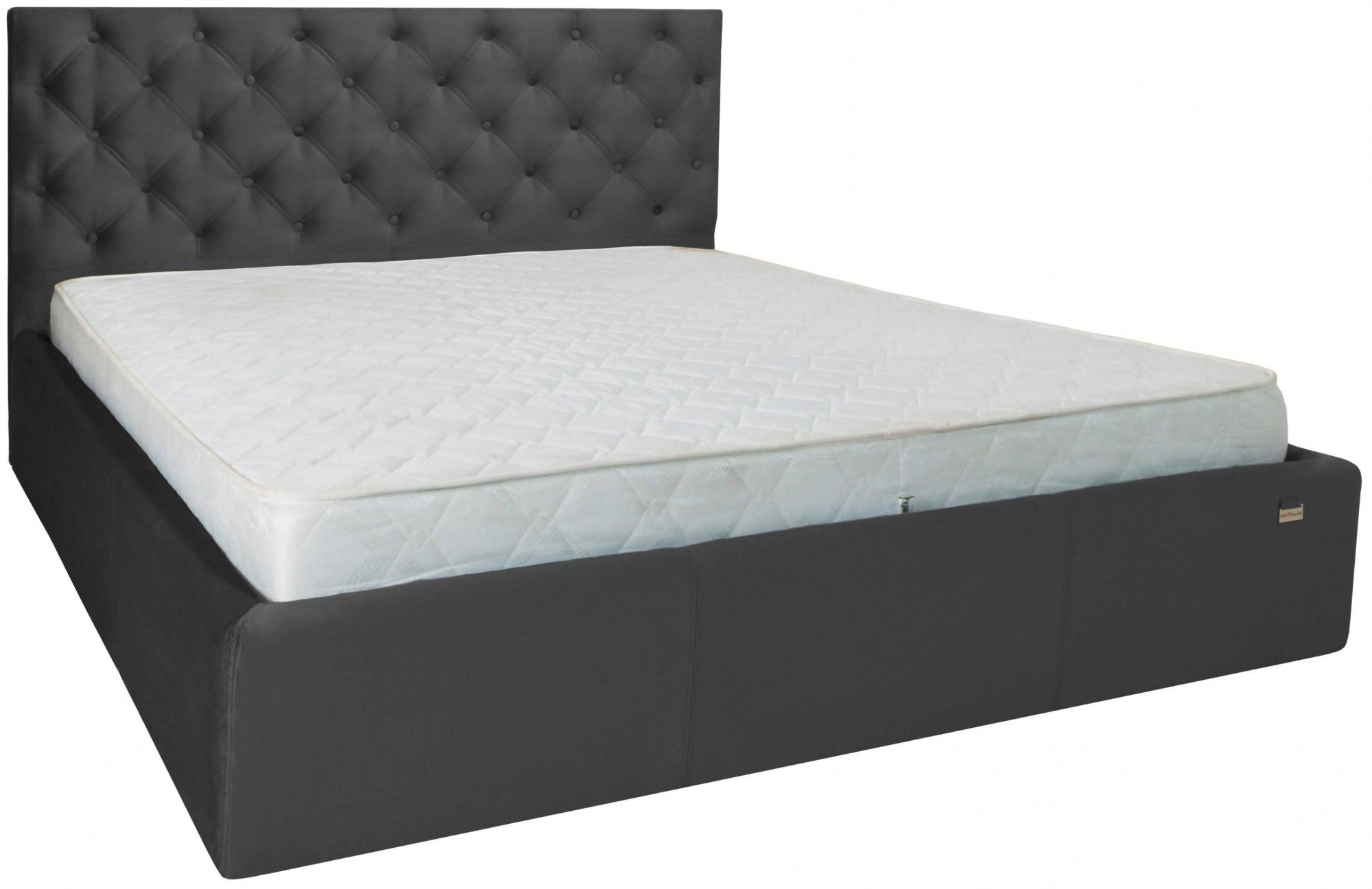 Кровать двуспальная Coventry Standart Missoni 009 160х200 см Темно-серый - фото 1