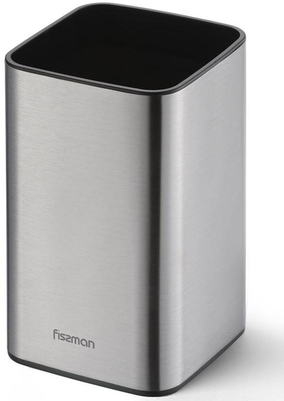 Подставка для кухонных инструментов Fissman Steel 9,5x9,5x15,5 см нержавеющая сталь (FN-2869)