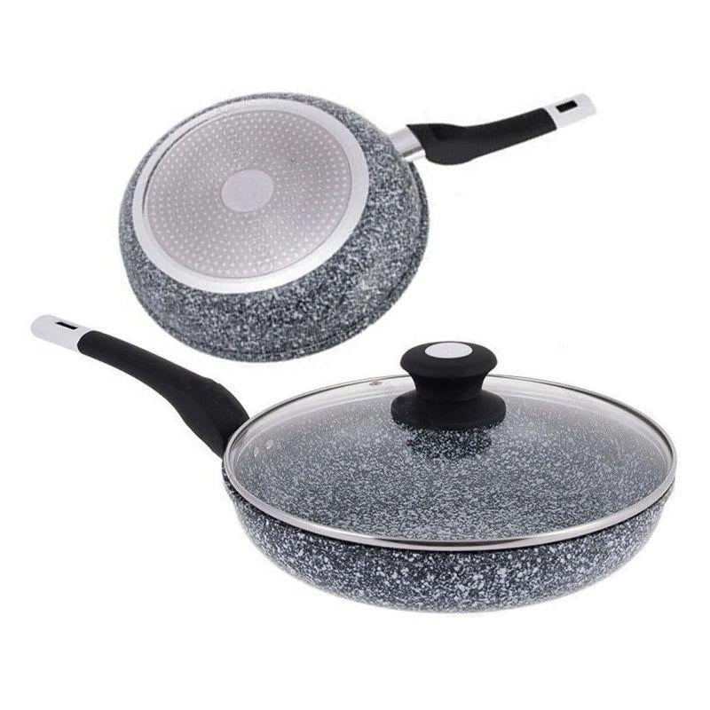 Сковорода антипригарна з кришкою Unique UN-5116-26 26 см (204038)