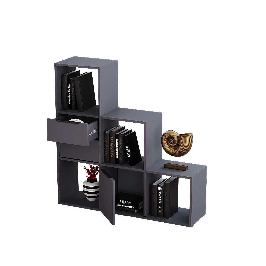 Стелаж DiPortes Вт-400 107/106/29 см Антрацитовий (01464)