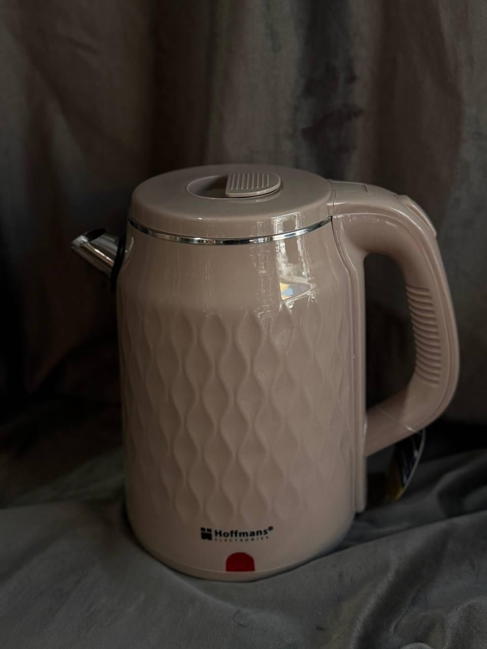 Електрочайник Hoffmans Electronics HM-2542 2000 Вт 2,5 л Бежевий (HM-2542)