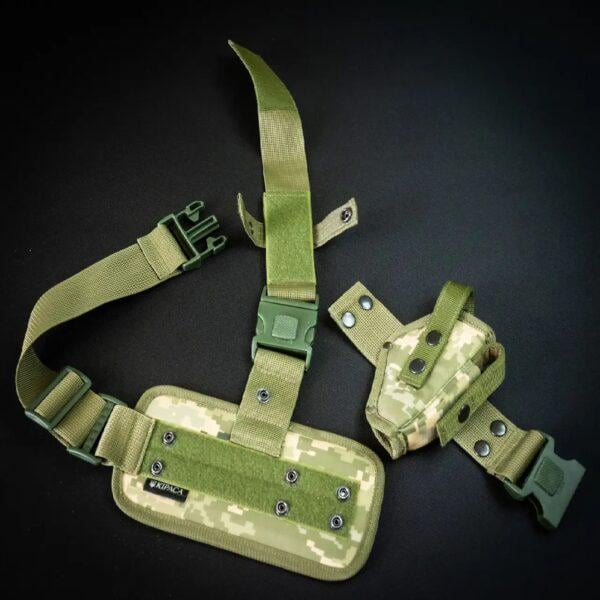 Кобура военная Kirasa на бедро для ПМ KI281 Пиксель (11066466) - фото 3 Кобура военная Kirasa на бедро для ПМ KI281 Пиксель (11066466) - фото 3