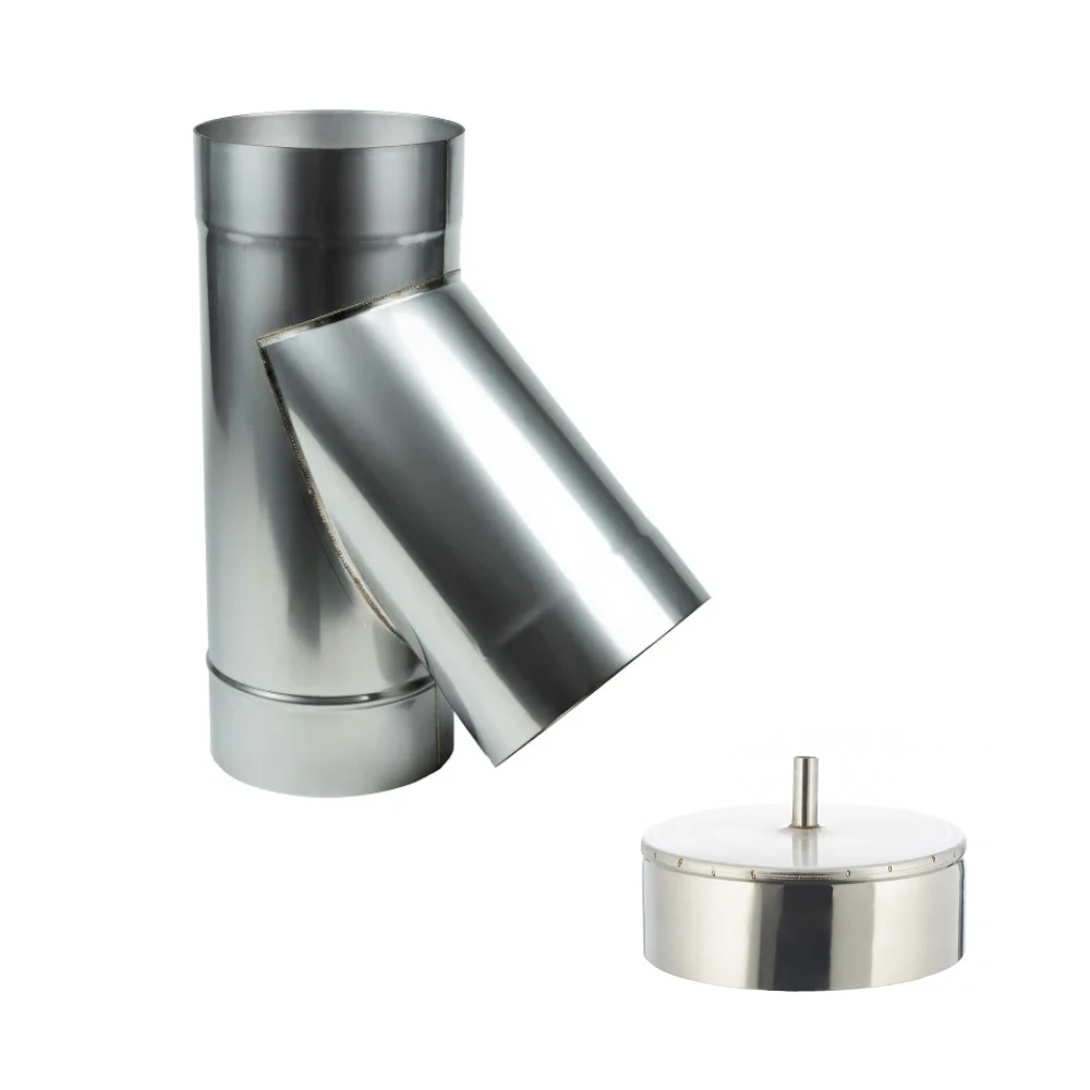 Тройник 45 из нержавеющей стали d 160 мм с воронкой (28424895) Тройник 45 из нержавеющей стали d 160 мм с воронкой (28424895)