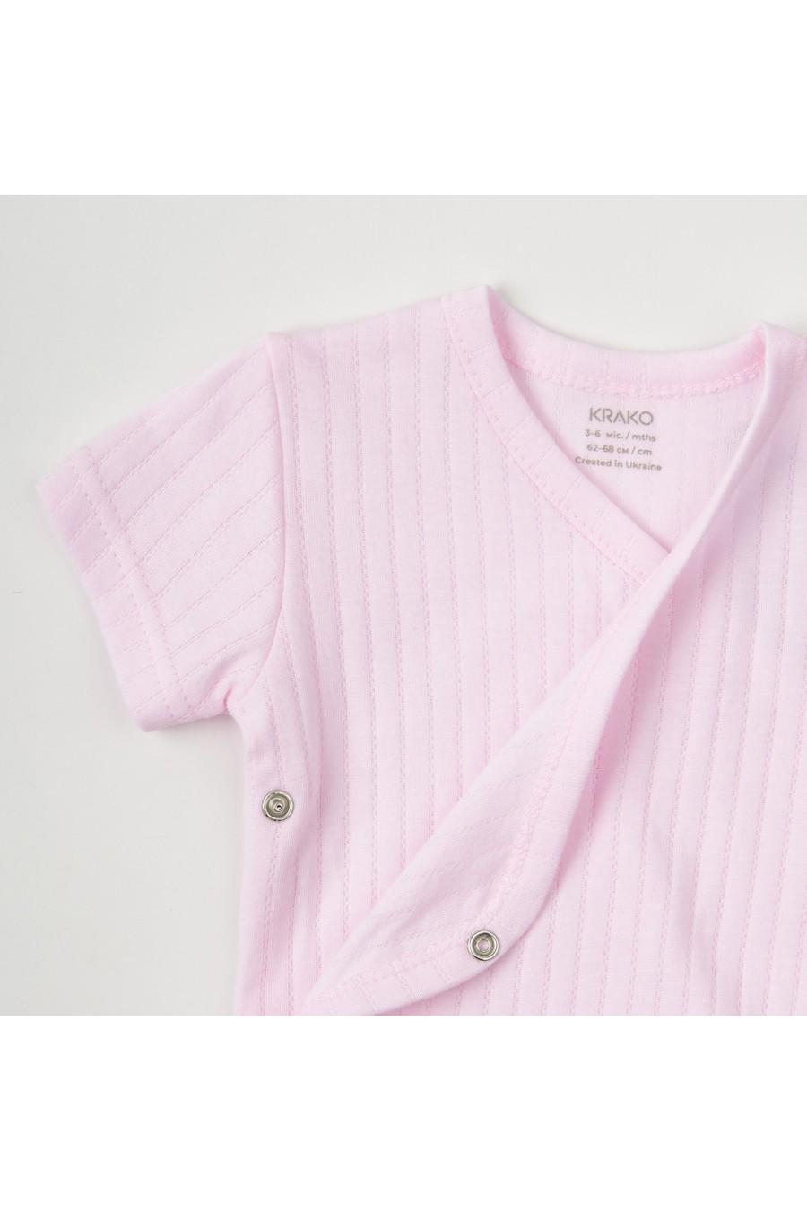 Боди KRAKO 50 см ажур Розовый (77409) - фото 4