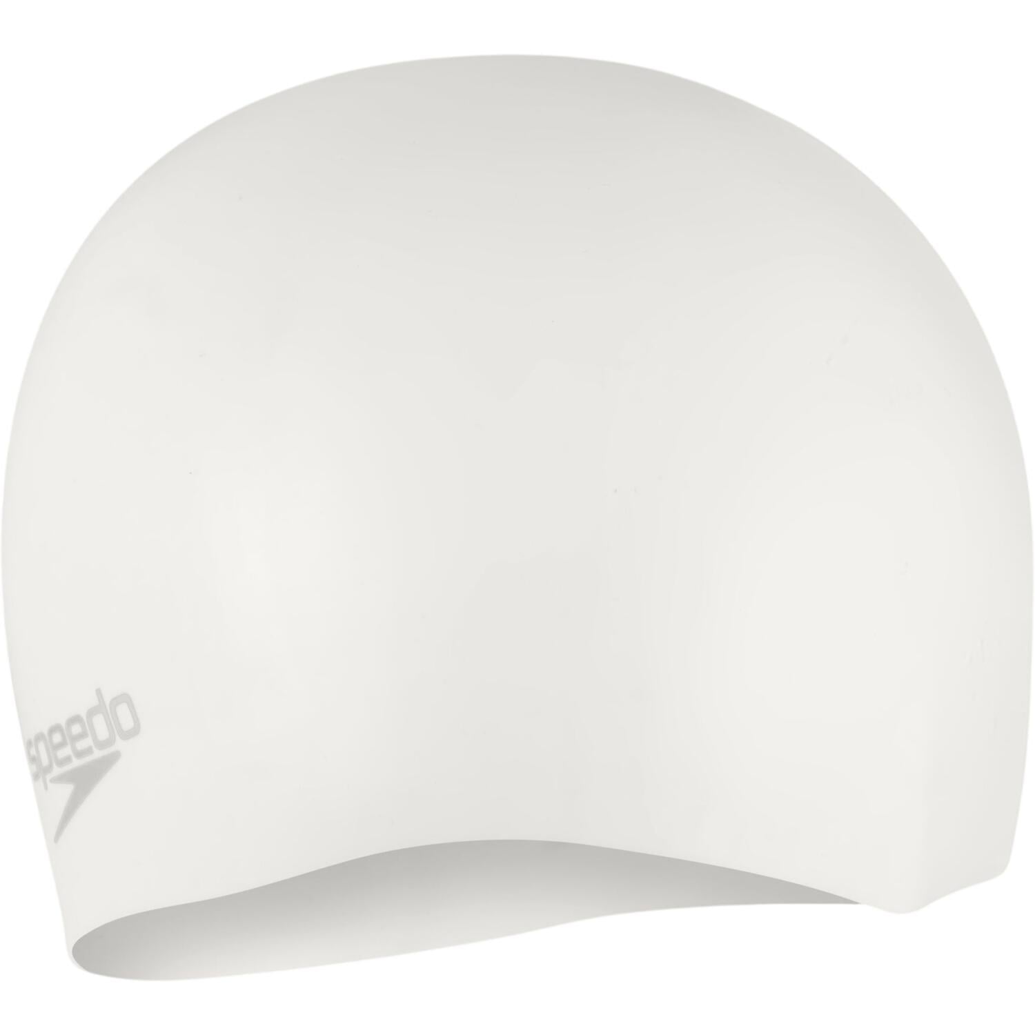 Шапочка для плавания Speedo MOULDED SILC CAP AF/AM/AU Белый (8-7098417614)