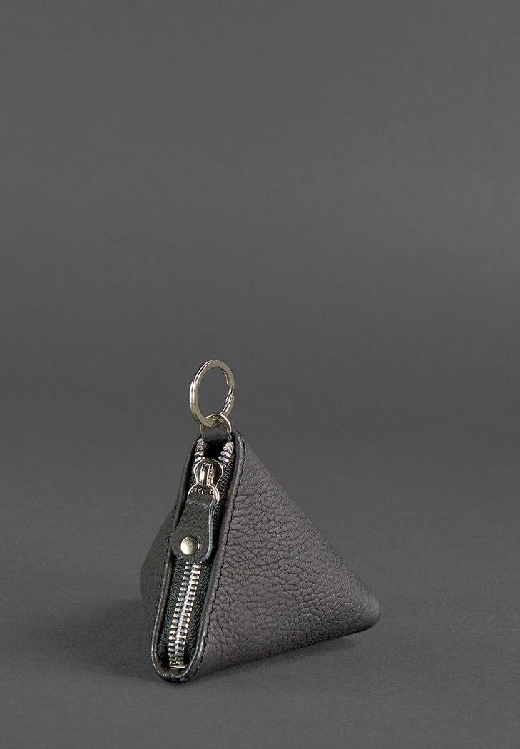 Монетница кожаная 2.0 Пирамида Черный (A-026504) - фото 3 Монетница кожаная 2.0 Пирамида Черный (A-026504) - фото 3