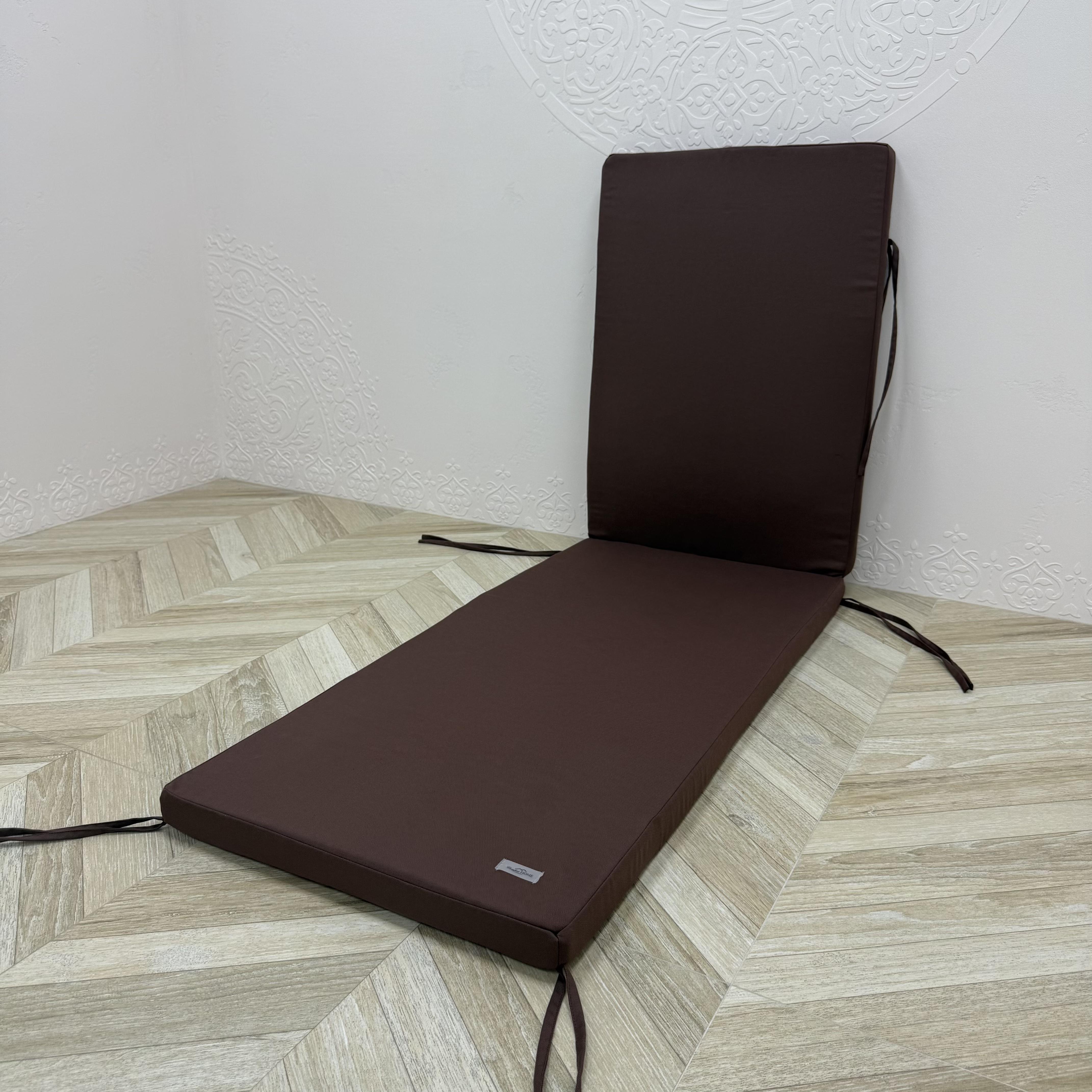 Матрас на шезлонг панама Comfort Home 60х120х70x5 см Brown