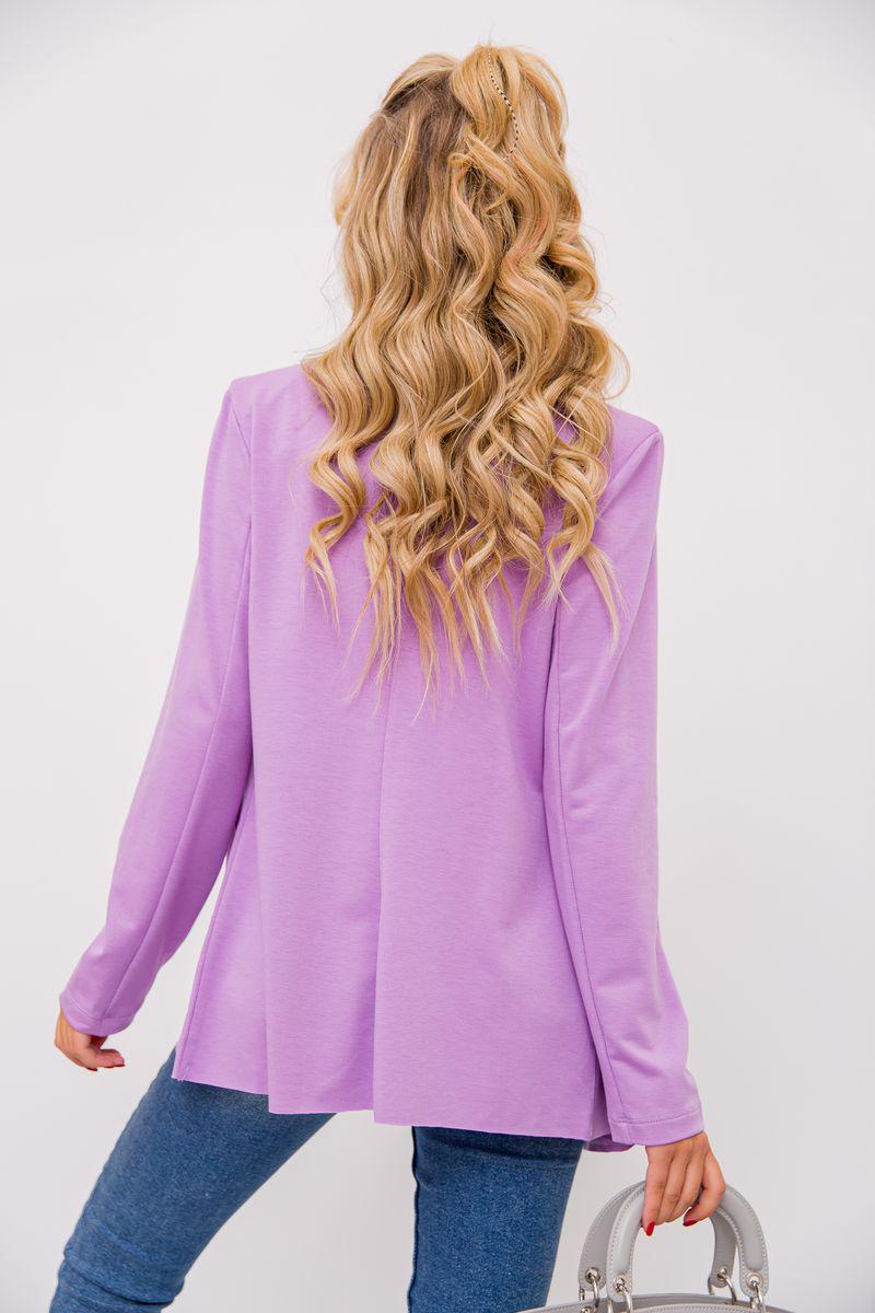 Жакет женский однотонный Ager 102R088 р. 46-48 Фиолетовый - фото 5 Жакет женский однотонный Ager 102R088 р. 46-48 Фиолетовый - фото 5